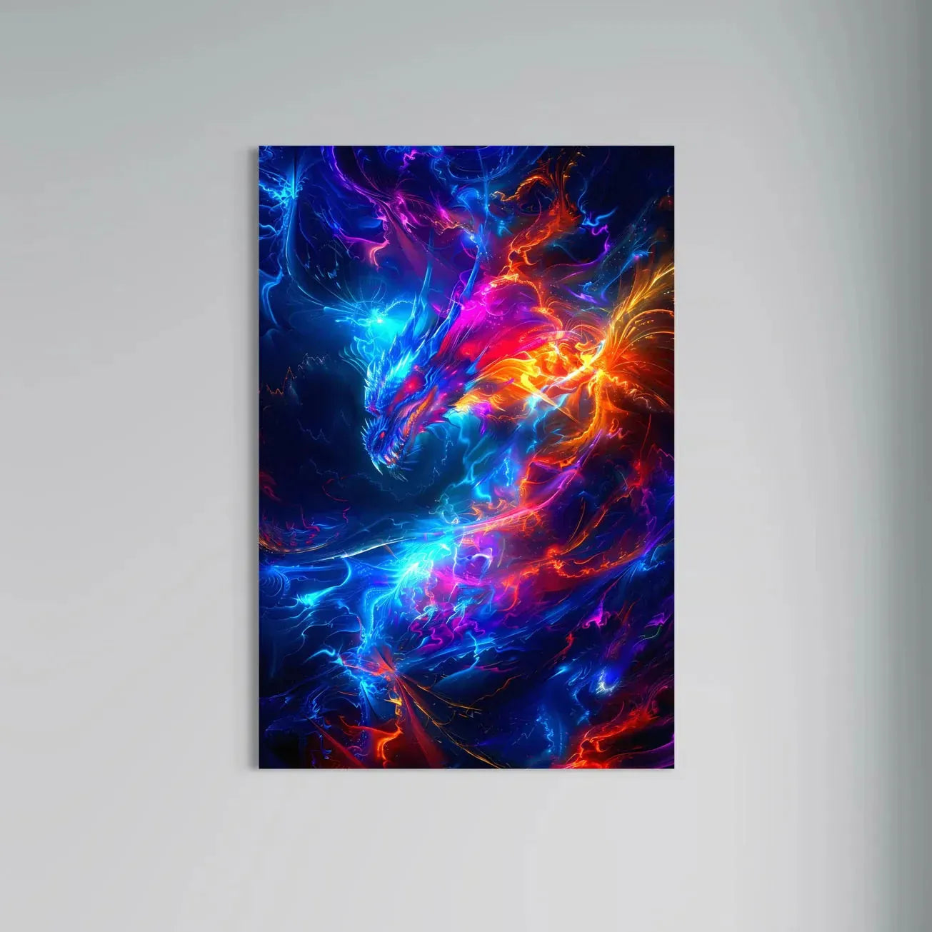 Jowart Print Material 30x45 cm / 12x18″ / Edition ALUMINIUM Dragon de Lumière