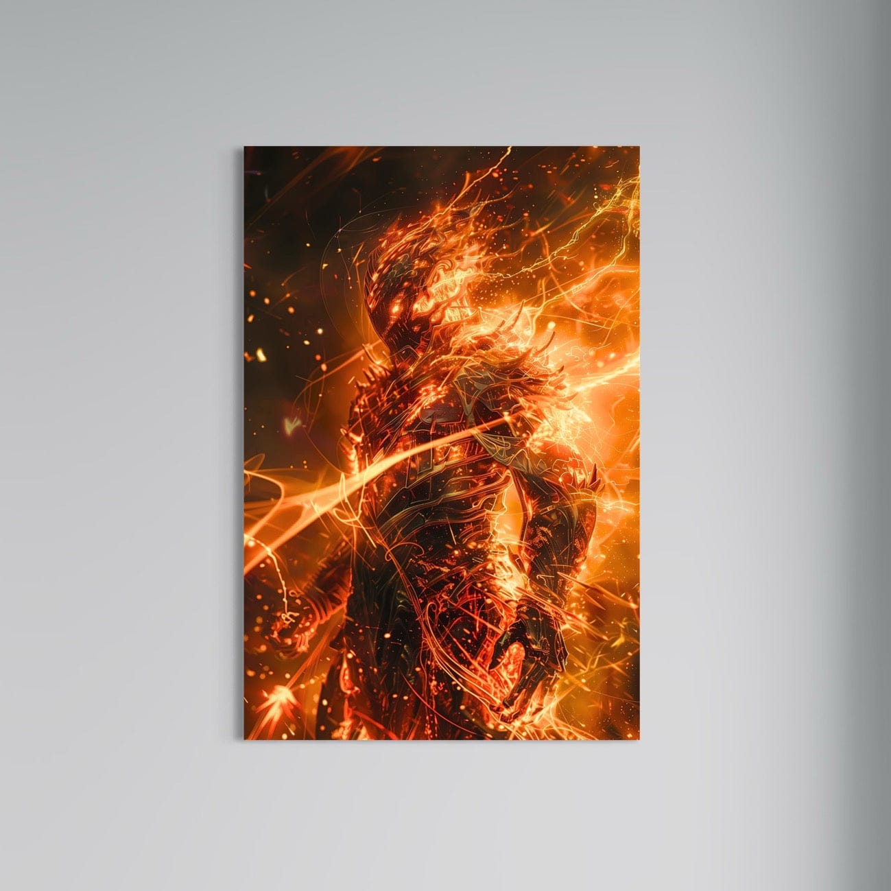 Jowart Print Material 30x45 cm / 12x18″ / Edition ALUMINIUM L’Incandescente Fureur