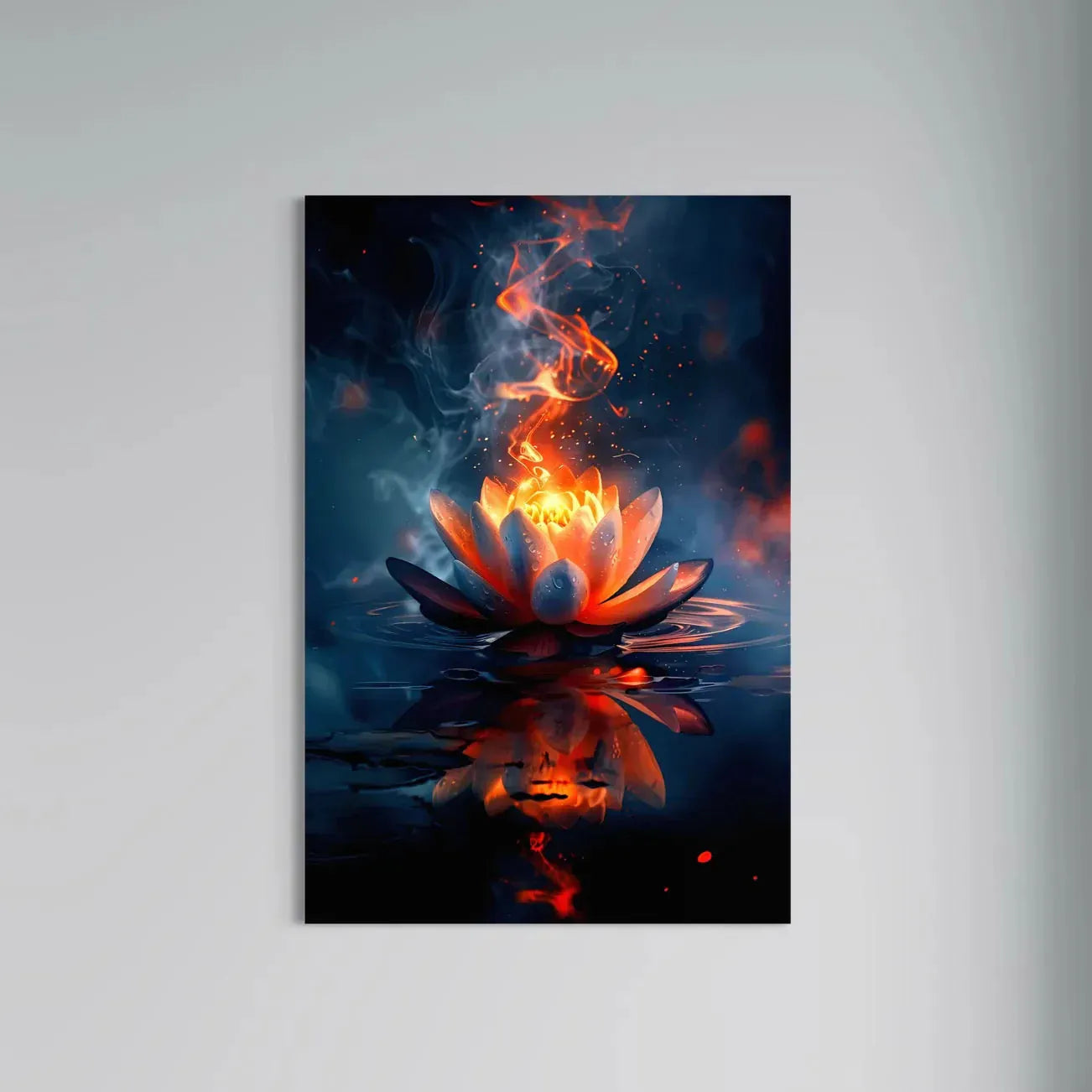 Jowart Print Material 30x45 cm / 12x18″ / Edition ALUMINIUM Lotus Incandescent