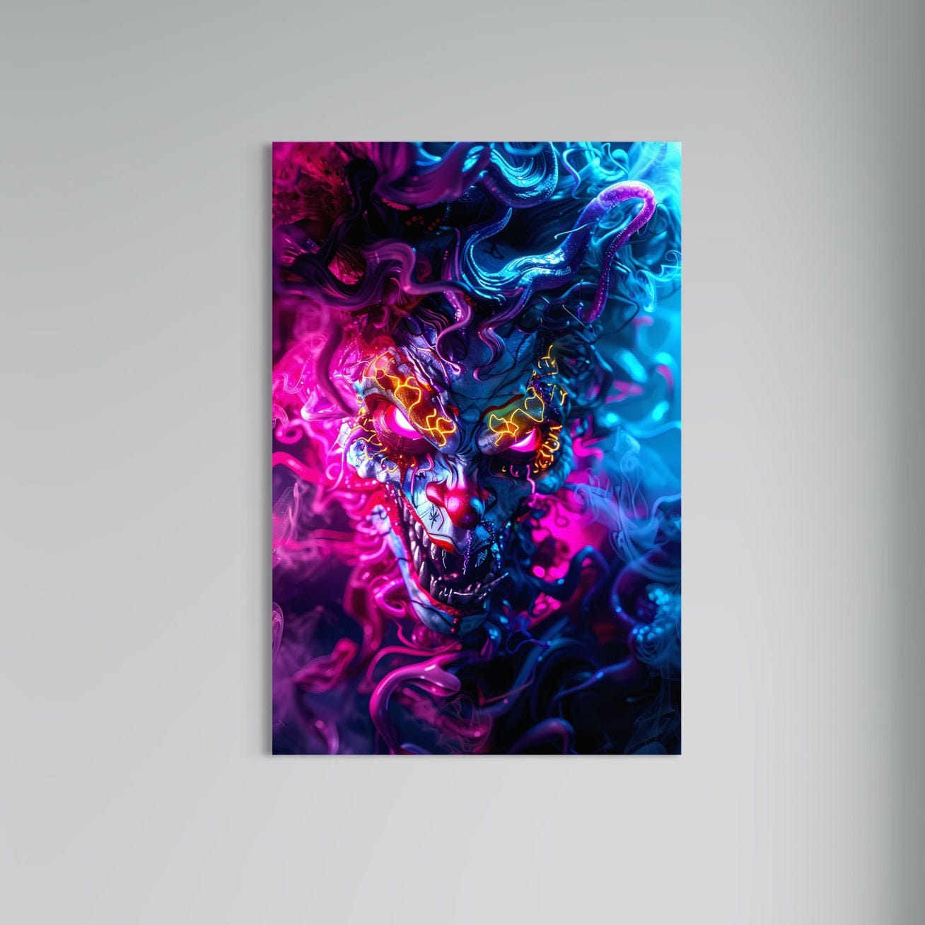 Jowart Print Material 30x45 cm / 12x18″ / Edition ALUMINIUM Masque Psychédélique