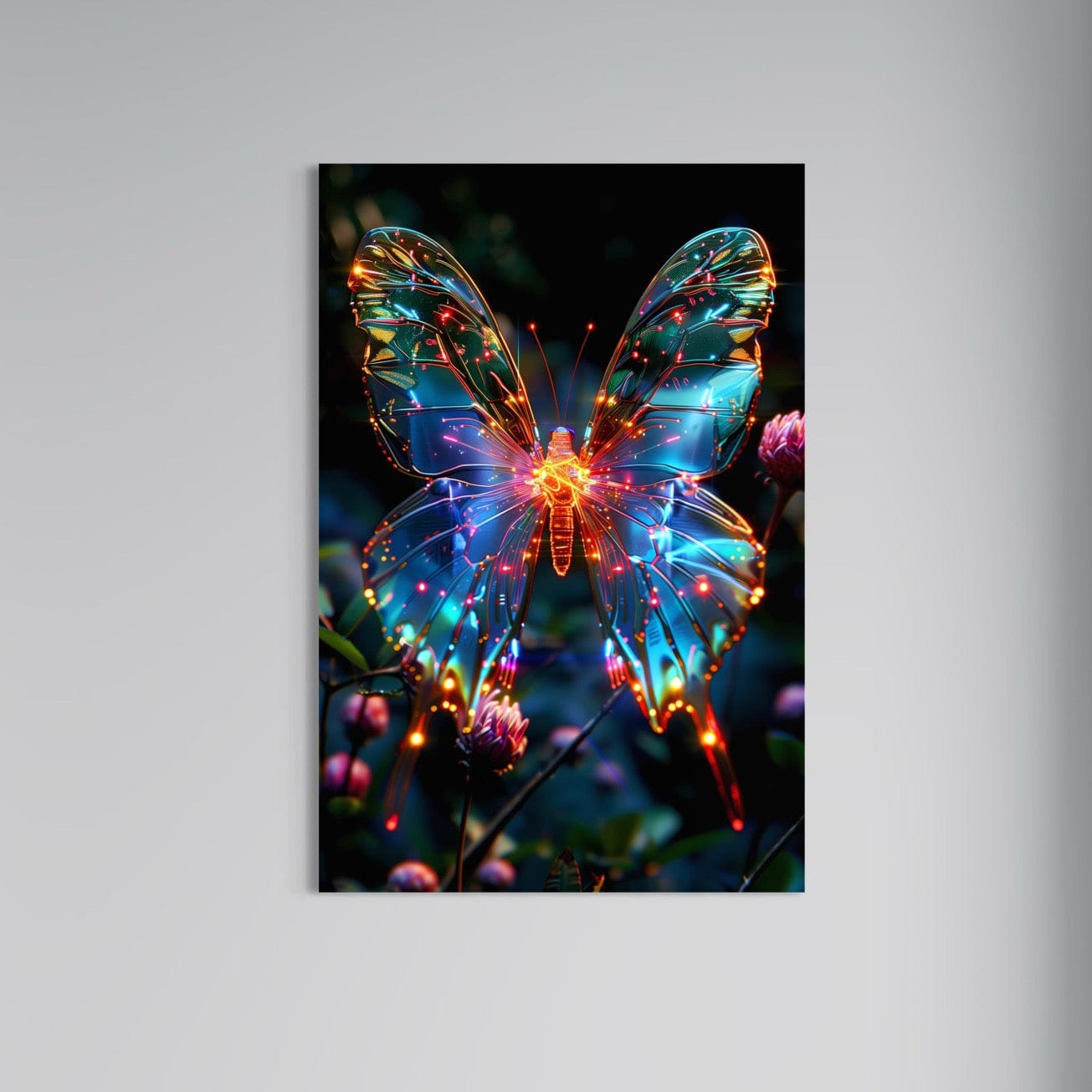 Jowart Print Material 30x45 cm / 12x18″ / Edition ALUMINIUM Papillon de Cristal