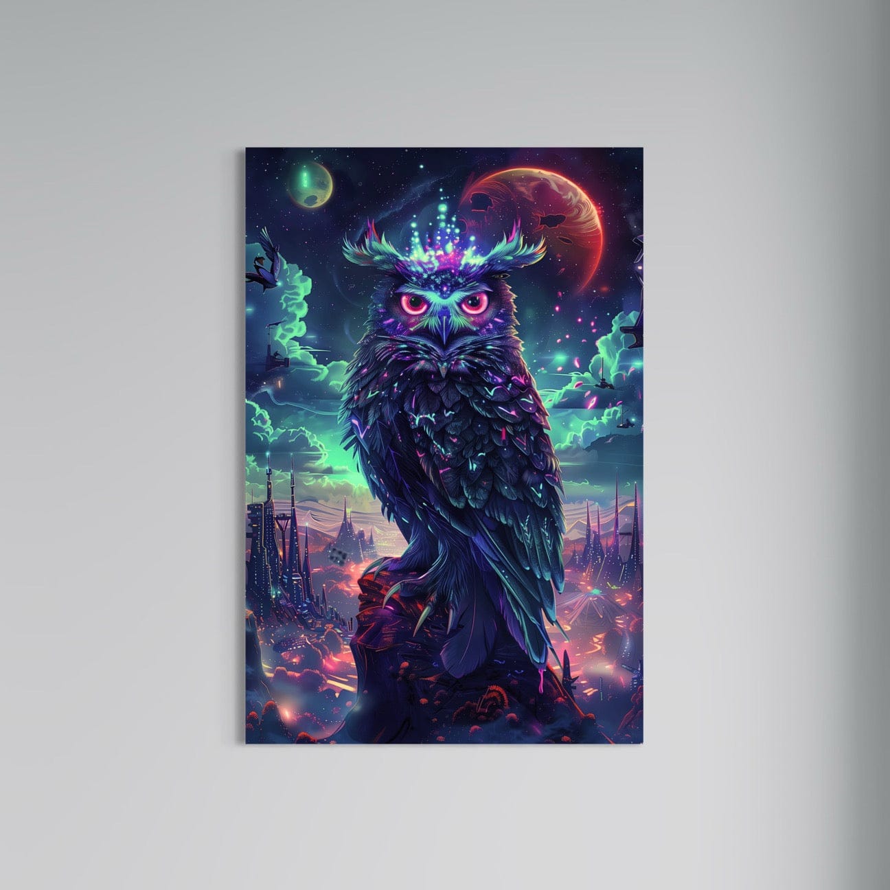 Jowart Print Material 30x45 cm / 12x18″ / Edition ALUMINIUM Veilleur de la Ville