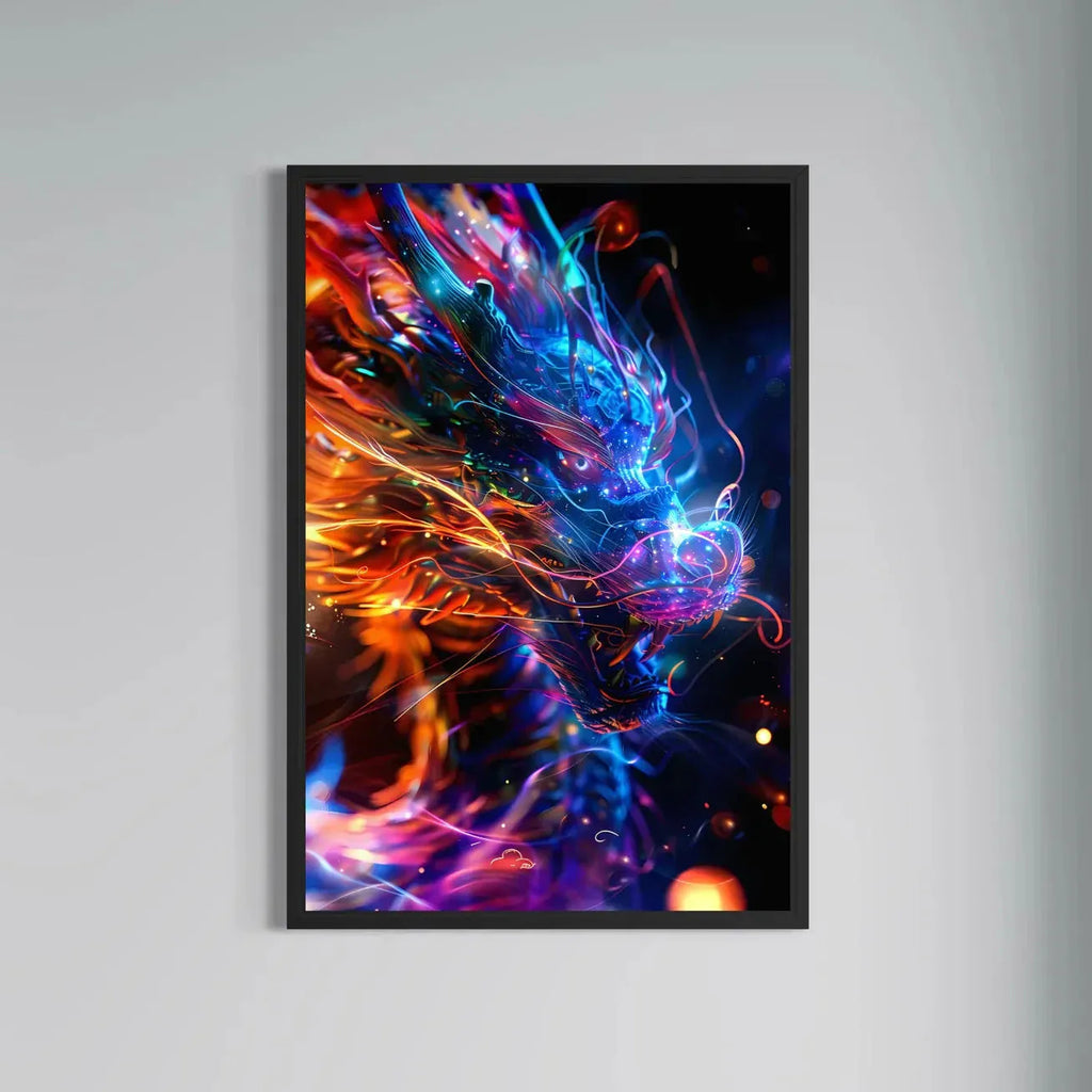 Jowart Print Material 30x45 cm / 12x18″ / Edition CADRE Dragon Électrique