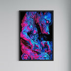 Jowart Print Material 30x45 cm / 12x18″ / Edition CADRE L’Instinct du Loup