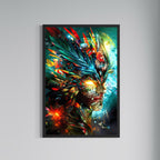 Jowart Print Material 30x45 cm / 12x18″ / Edition CADRE Le Gardien de la Cité