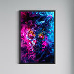 Jowart Print Material 30x45 cm / 12x18″ / Edition CADRE Masque Psychédélique