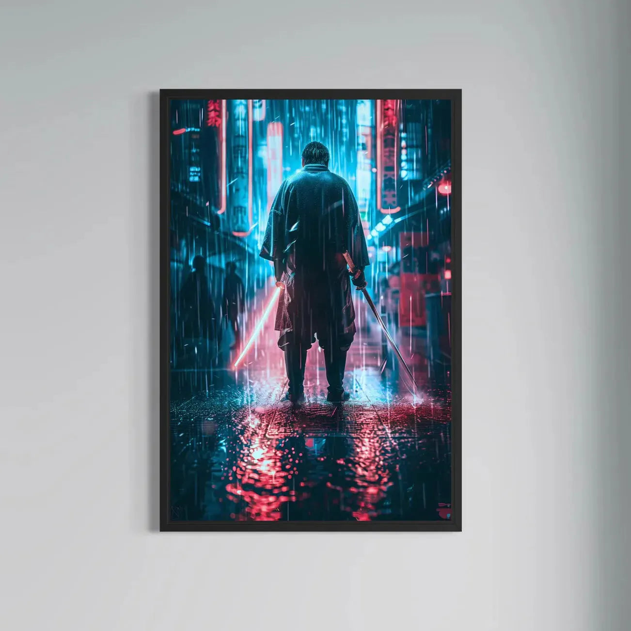 Jowart Print Material 30x45 cm / 12x18″ / Edition CADRE Samouraï Nocturne