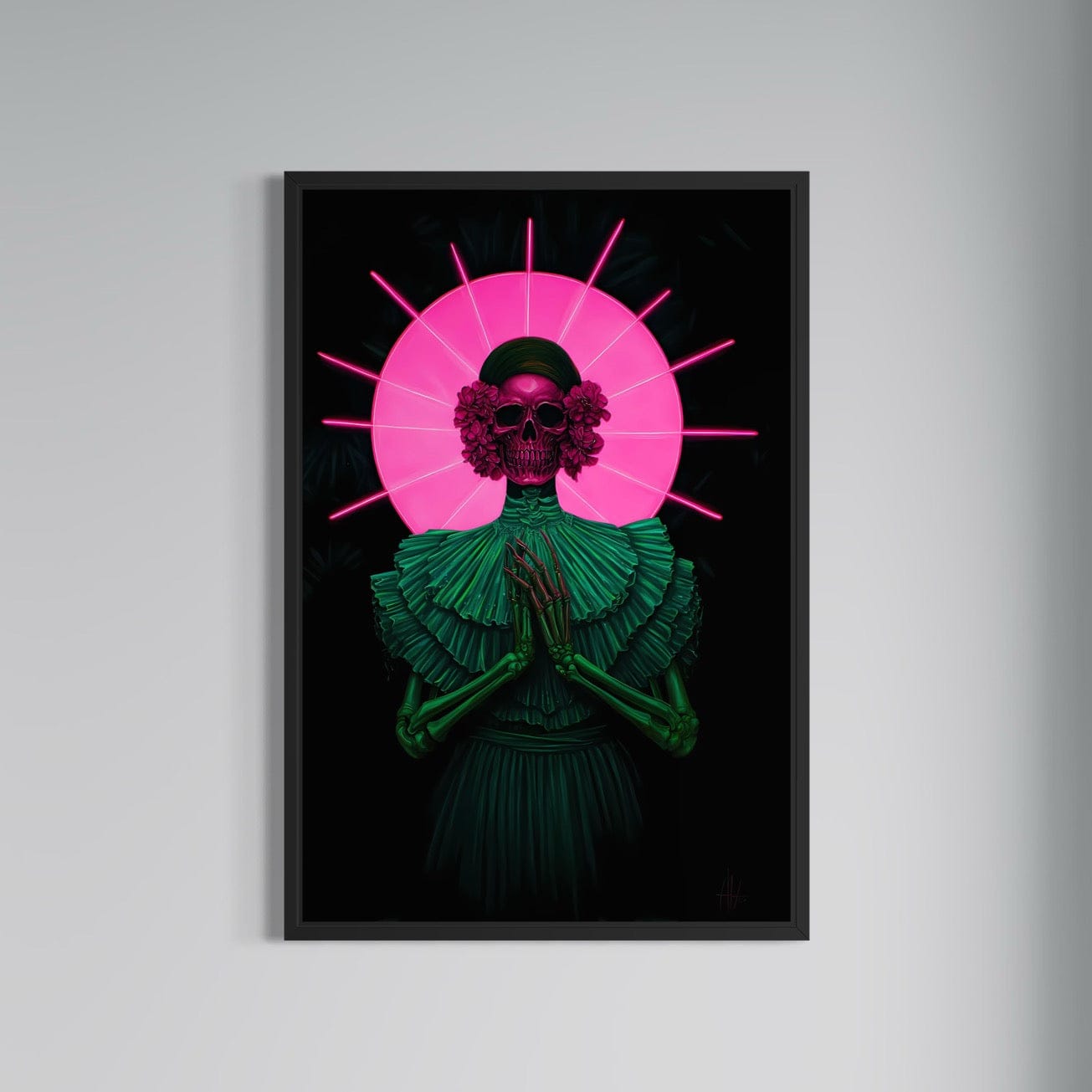 Jowart Print Material 30x45 cm / 12x18″ / Edition CADRE Sérénité Macabre