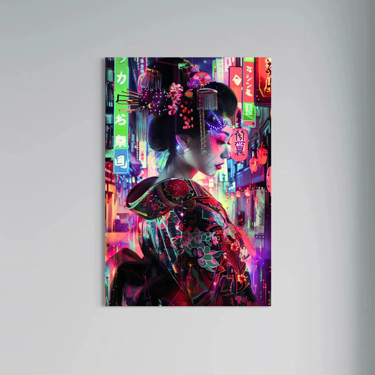 Jowart Print Material 50x70 cm / 20x28″ / Edition ALUMINIUM Fleur de Geisha