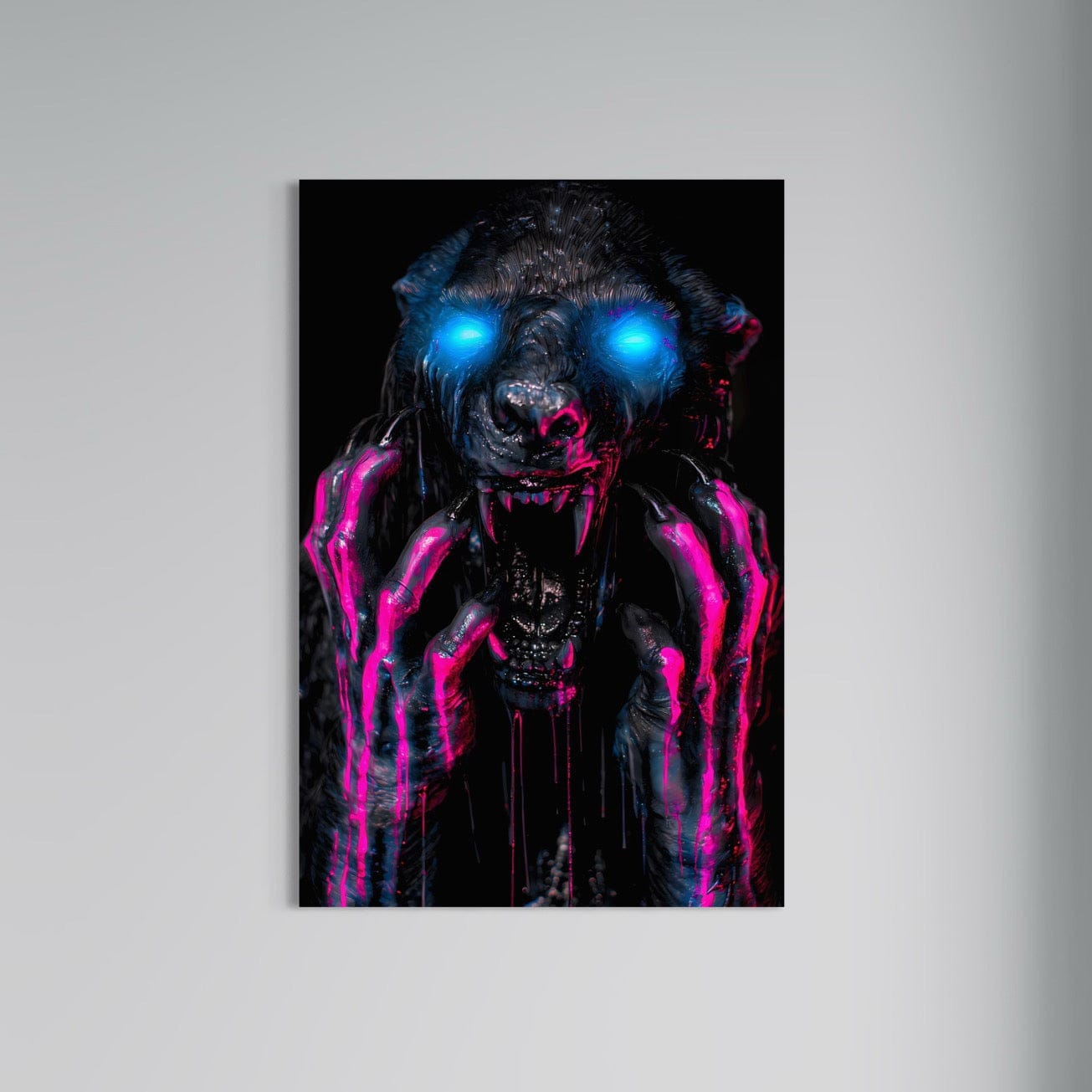 Jowart Print Material 50x70 cm / 20x28″ / Edition ALUMINIUM Hurlement des Ombres