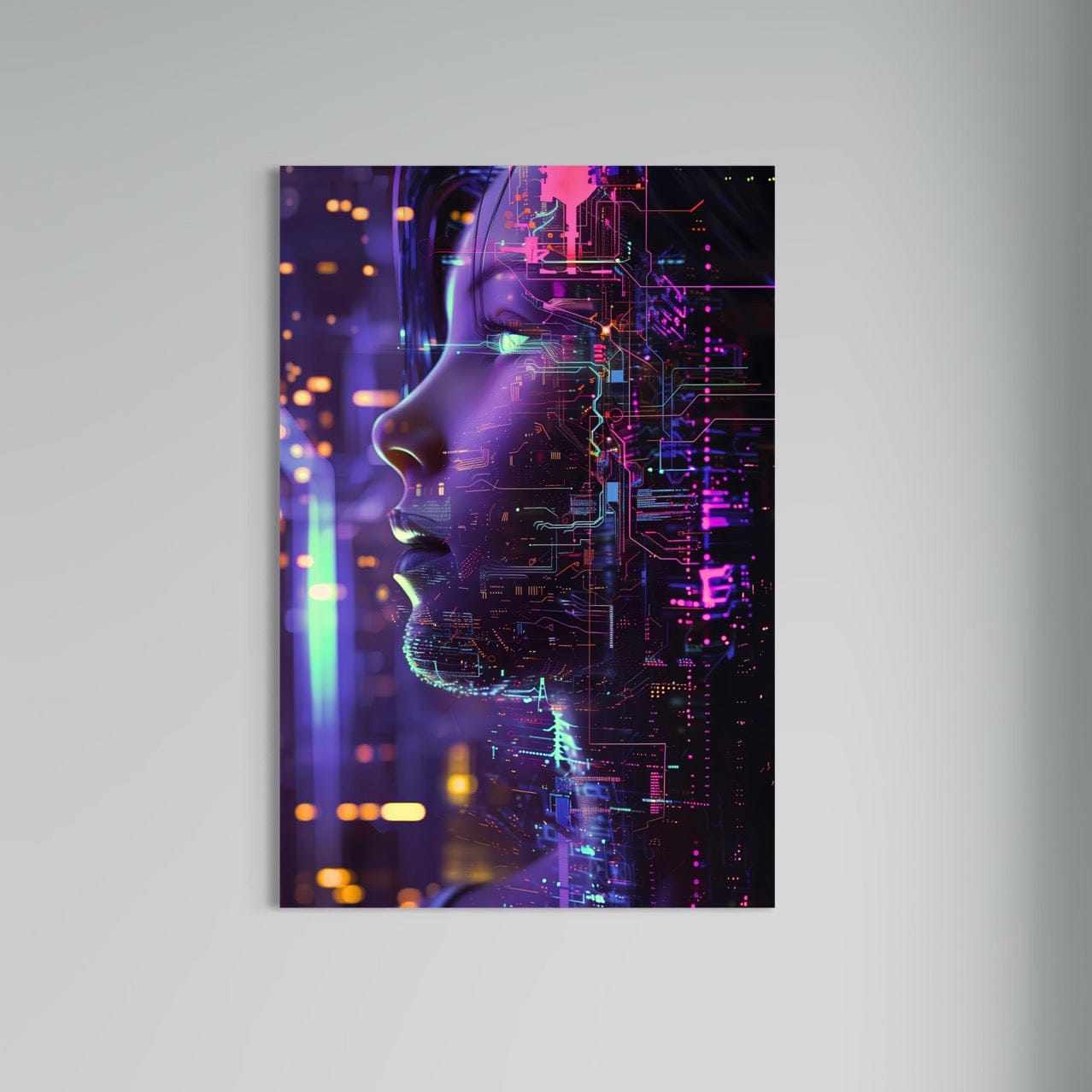 Jowart Print Material 70x100 cm / 28x40″ / Edition ALUMINIUM Cyborg Éthéré