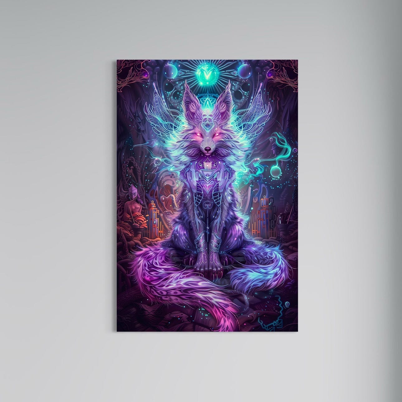 Jowart Print Material 70x100 cm / 28x40″ / Edition ALUMINIUM Fauve Céleste