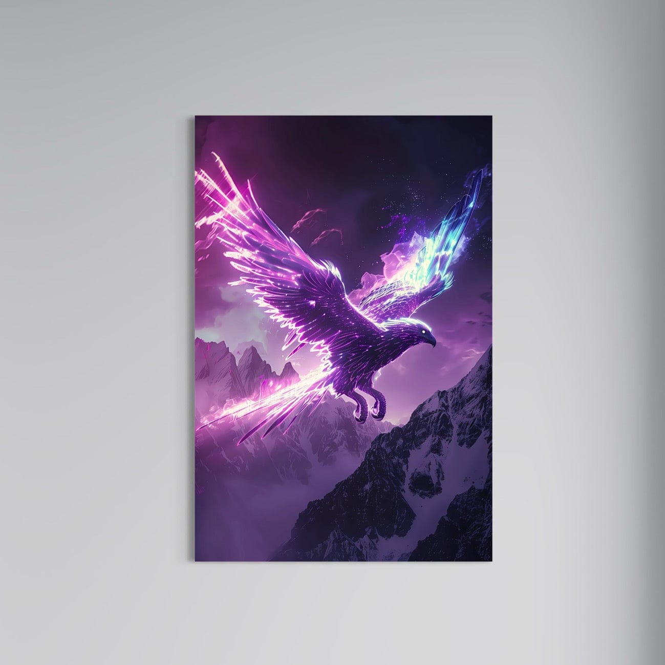 Jowart Print Material 70x100 cm / 28x40″ / Edition ALUMINIUM Gardien des Sommets