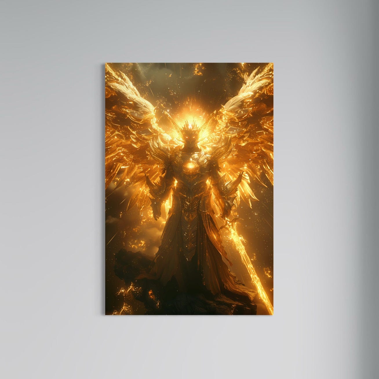 Jowart Print Material 70x100 cm / 28x40″ / Edition ALUMINIUM Le Gardien Solaire