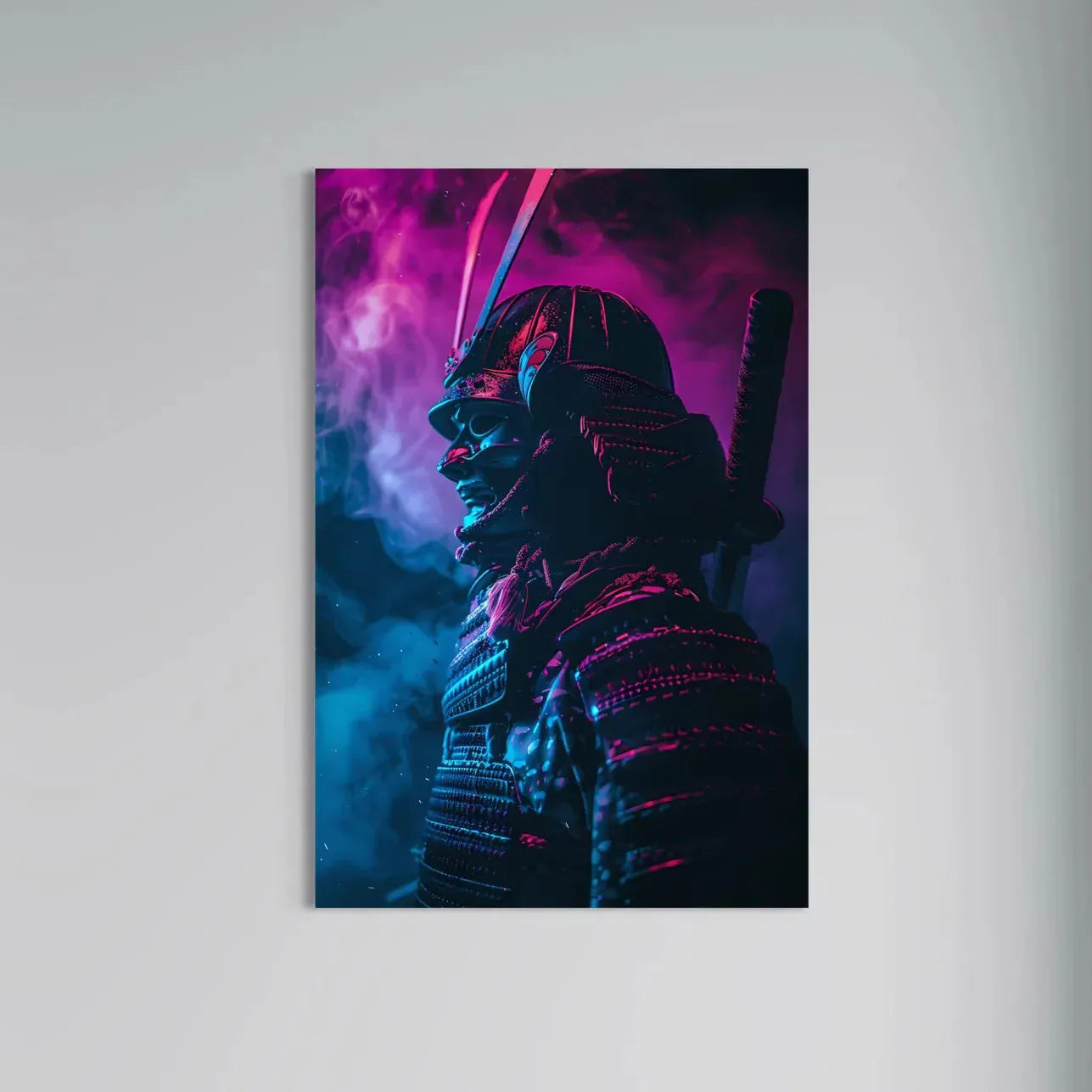 Jowart Print Material 70x100 cm / 28x40″ / Edition ALUMINIUM Samouraï des Brumes