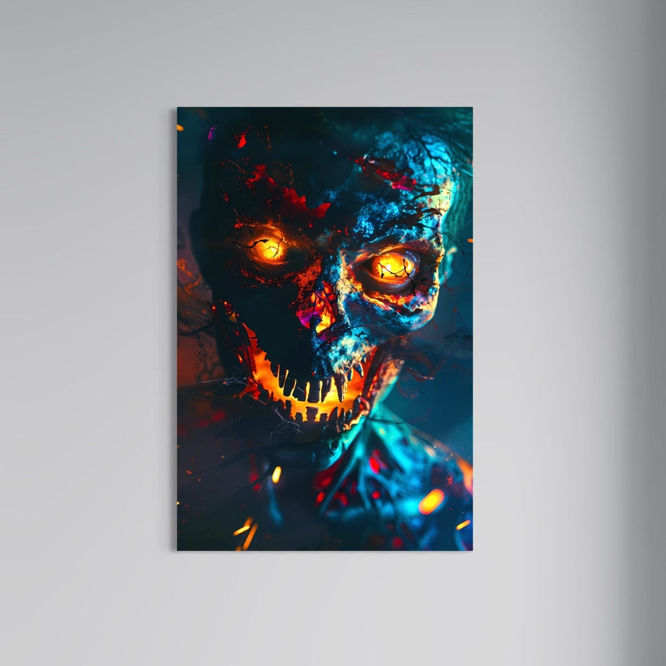 Jowart Print Material 70x100 cm / 28x40″ / Edition ALUMINIUM Visage de Cendres