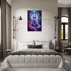 Jowart Print Material Fauve Céleste