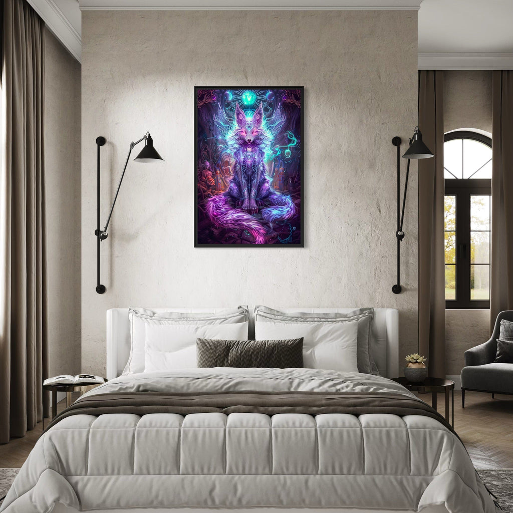 Jowart Print Material Fauve Céleste