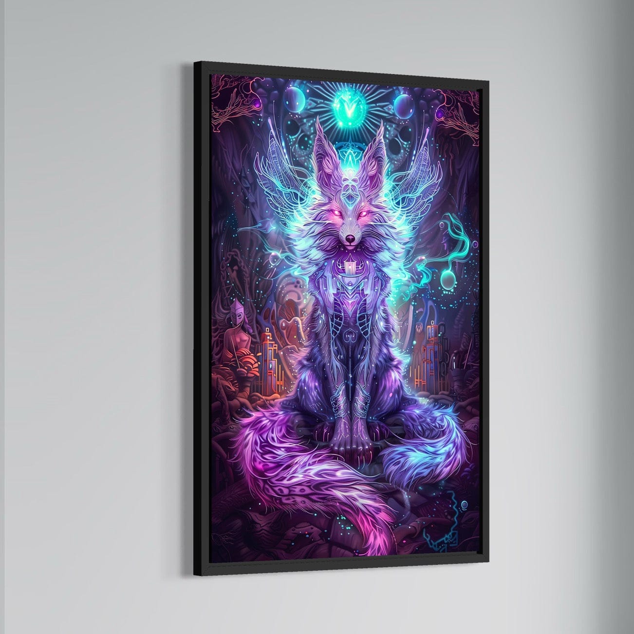 Jowart Print Material Fauve Céleste