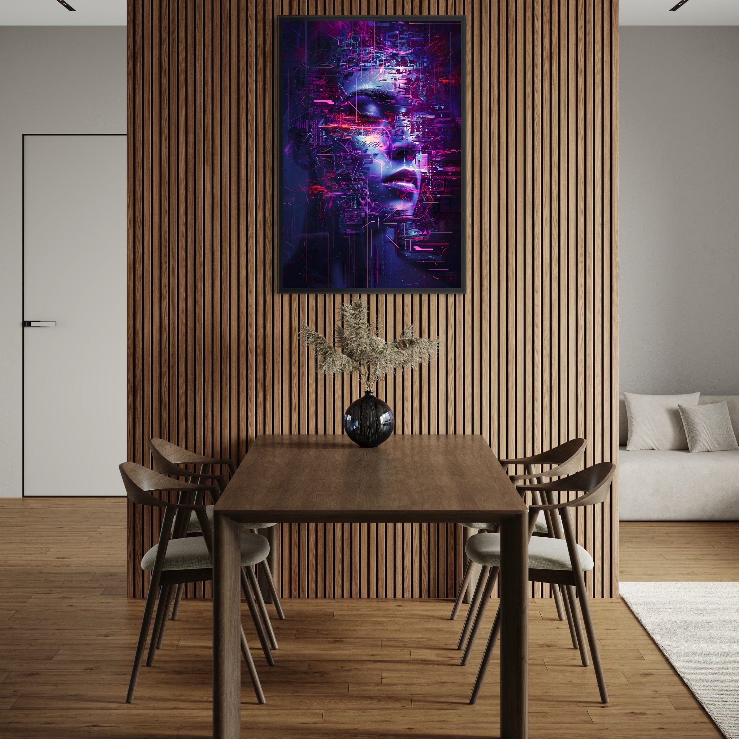 Jowart Print Material Reflet Synthétique